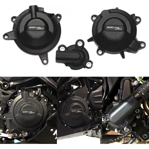 Fits KAWASAKI NINJA 400 18-20 Engine Cover Crash Protector Pad Gear Box Frame Slider Crank Case 2018 2019 2020