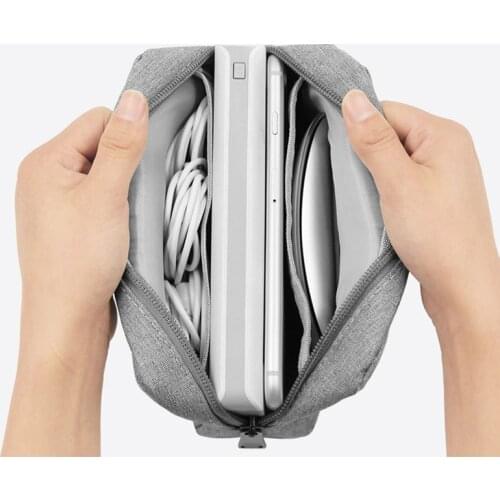 Portable Digital Gadgets Storage Bag for Power Supply Power Bank Mouse Travel Electronics Accessories Organizer Pouch Case