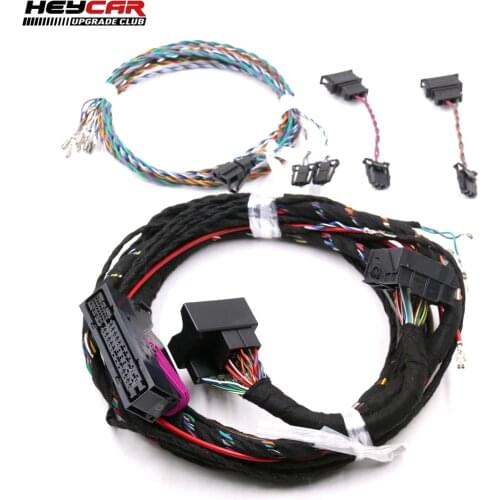 Plug&play RNS510 Dynaudio System acoustics Wire harness Cable For VW Golf 6 MK6