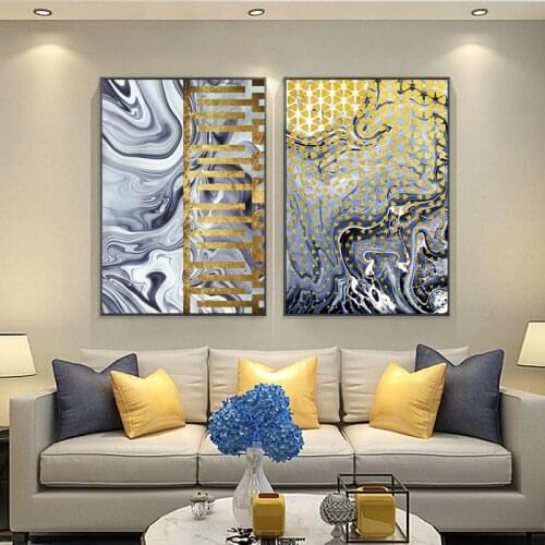 Nordic Abstract Canvas Paintings Wall Art Prints Poster Living Room Decor Decorative Paintings On The Wall Home Decor