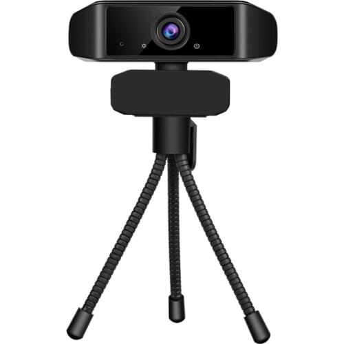2K USB Computer Camera with Microphone and Holder Voice Intercom HD Live Broadcast Webcam for Desktop Laptop PC Camera