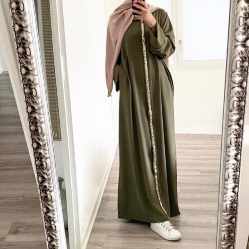 Kaftan Muslim Hijab Dress Abaya Dubai Turkey Islam Dresses Abayas for Women Djellaba Caftan Marocain Soiree Robe Femme Musulmane