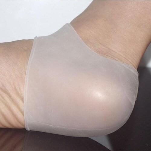 1 Pair Foot Patch Silicone Moisturizing Gel Heel Socks Cracked Foot Protective Skin Foot Care Tool