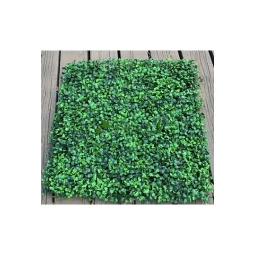 50cmx50cm artificial plastic boxwood grass mat/sheet for garden and home decoration wedding props