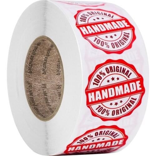 500pcs/set handmade Stickers Seal Labels Adhesive Sticker Package Seal Label