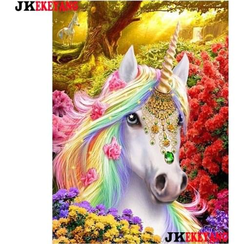 5D Diy diamond painting unicorn Diamond Mosaic sale Rhinestone Embroidery cross stitch Y4079