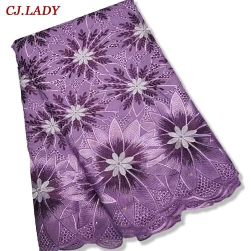 African Lace Fabric 2021 High Quality Swiss Voile Lace Fabric In Switzerland Cotton Voile Material for Women Wedding Dress A02