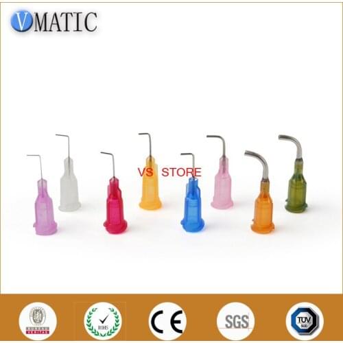 Free Shipping Te Bent Adhesive Dispensing Needle 90 Degree Bent Tip Glue Dispenser Needle 1/2 Inch