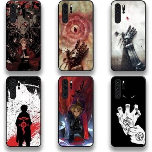 Full Metal Alchemist Phone Case For Huawei P20 P30 P40 Lite E Pro Mate 40 30 20 Pro P Smart 2020