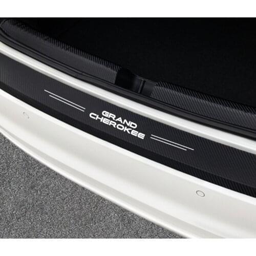 For Jeep Grand Cherokee 2013 2014 2015 2016 2017 2018 2019 2020 2021 SRT Parts Car Trunk Rear Bumper Sticker Tuning Accessories
