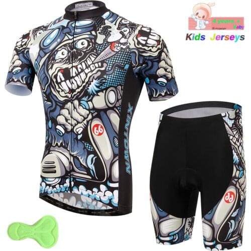 2021 Kids Cycling Jersey Set Boys Short Sleeve Summer Cycling Clothing MTB Ropa Ciclismo Child Bicycle Wear Sports Suit Cycling