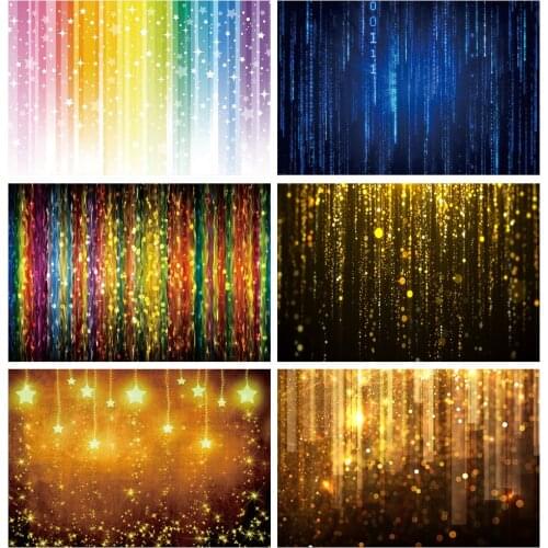Laeacco Glitter Colorful Polka Dots Light Bokeh Carnival Party Decor Backdrop Photocall Photography Background For Photo Studio
