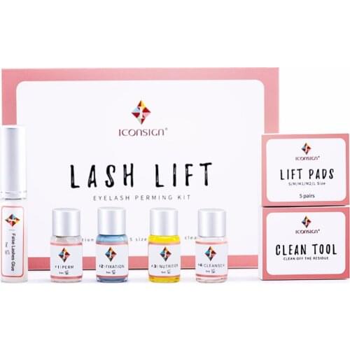 FUNMIX Agent ICONSIGN Lash Lift Eyelash Perming Kit Perm Eyelashes Curler Long-lasting Drop Shipping