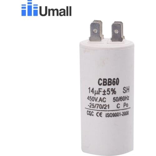 CBB60 450V 14uF running motor capacitor four pins for water pump washing machine air conditioners