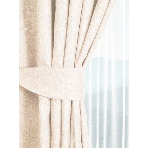 Cortibo Island Backdrop Curtain Cream Single Wing (Infrequently Pile)