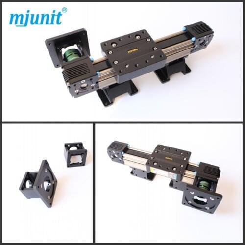 Mjunit MJ45 linear rail Belt Drive Linear Guide motorized Stepper Motor Positioning linear stage