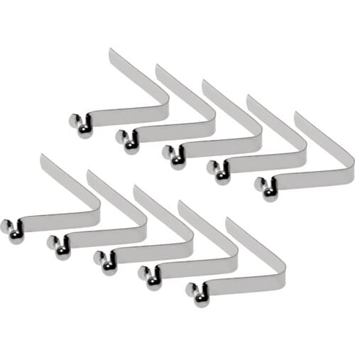 Lot 10pcs Kayak Paddle Push Button Tent Awning Pole Spring Snap Clips Locking Tube Single Pin