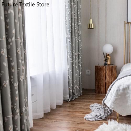 [Mei Xue] Modern Minimalist New Single-Sided Light Cloth Curtain Fabric curtains for Living Room Bedroom Curtains