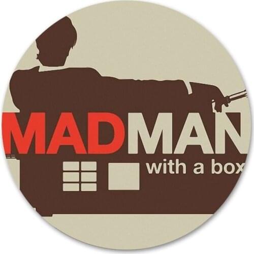 American TV Mad Men Icons Pins Badge Decoration Brooches Metal Badges For Clothes Backpack Decoration 58mm