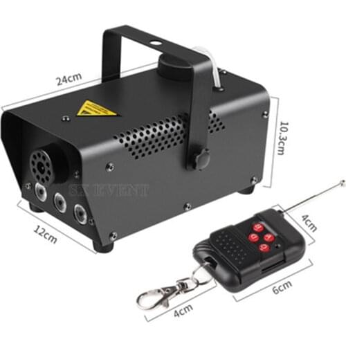 Mini LED RGB Wireless 400W Fog Smoke Mist Machine Effect Disco DJ Party Christmas with Remote Control LED fogger