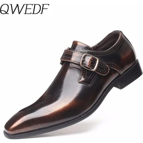 2019 Brand Italian Mens Leather Shoes Big Size Luxury Dress Shoes Men High Quality Office Loafers Man Casual Wedding Shoes Z2-28