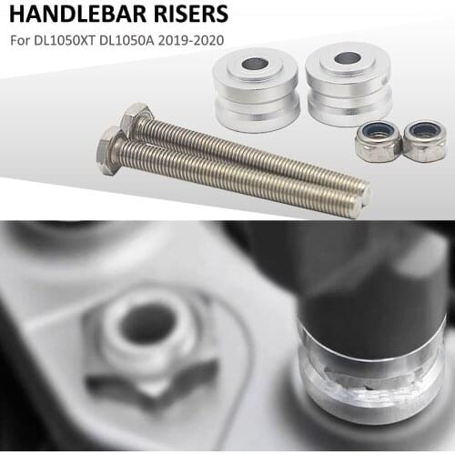 NEW Motorcycle Accessories CNC Handlebar Risers Height Up Adapters For Suzuki DL1050XT DL1050A V-Strom V Strom VSTROM DL1050