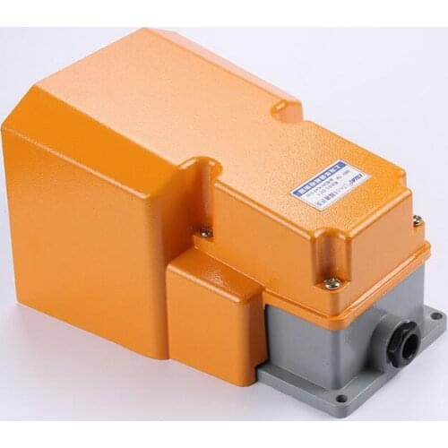 Foot switch aluminum shell LTH/1/6 TFS-502 waterproof foot switch machine tool accessories silver point