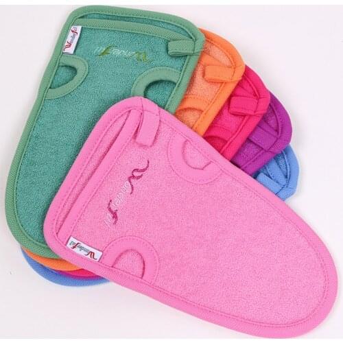 Body Cleaning Towel Exfoliating Bath Shower Scrubbing Fibre Towel Soft Loofah Back Scrubber Household Bathroom Accessiories