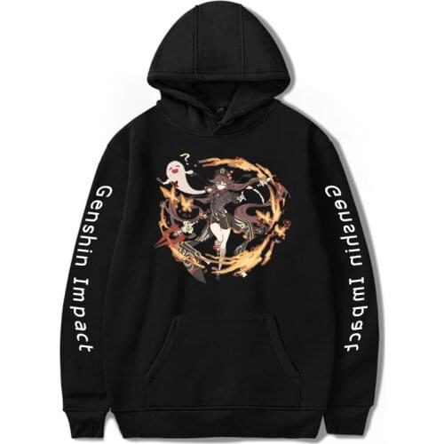 Genshin Impact casual Cool Print Hip Hop Hoodies Hot Game Fashion Graphic Fashion Plus Size Top Streetwear Women/Men Sweatshirts