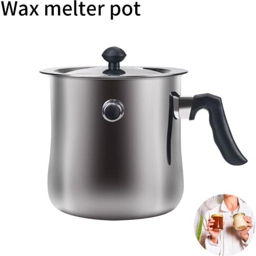 Beekeeping Product 1.5L Wax Pot For Bees Stainless Steel Beeswax Melter Pot Wax Pot Honeybee For Beekeeper Tools