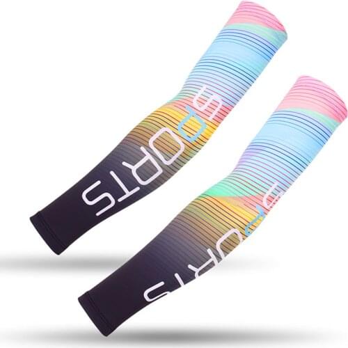 Silica Gel Sleeve Men Sports Cuff Ice Silk UV Protection Outdoor Summer Sports Cycling Fishing Basketball Women Arm Cover