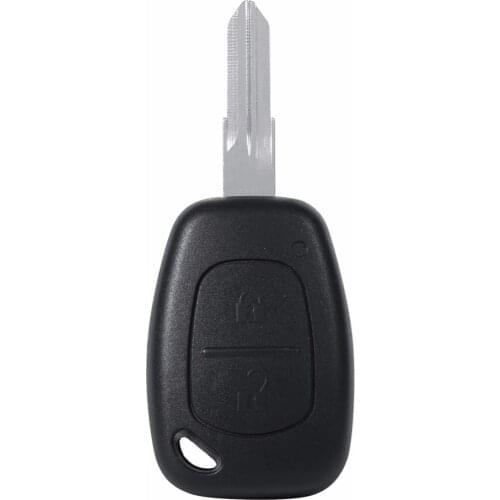 Car-Styling 2 Buttons Uncut Blank Blade Car Key Shell Remote Key Cover Case For Renault Kangoo Dacia Logan