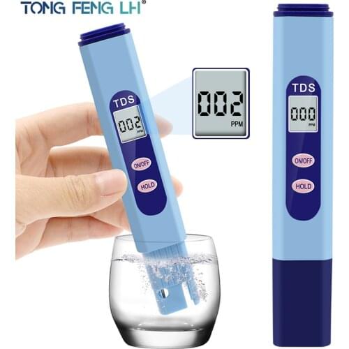 TDS Meter Water Quality Tester Automatic Calibration Tester 0-990ppm Ideal Water Test Meter Drinking Water Aquariums