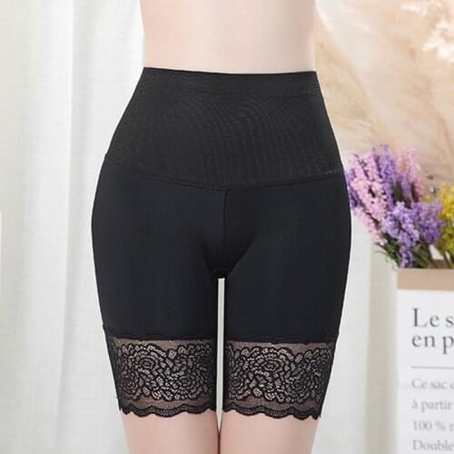 Anti-Chafing Ice Silks Thigh Saver High Waist Hips Up Shapewear Tummy Control