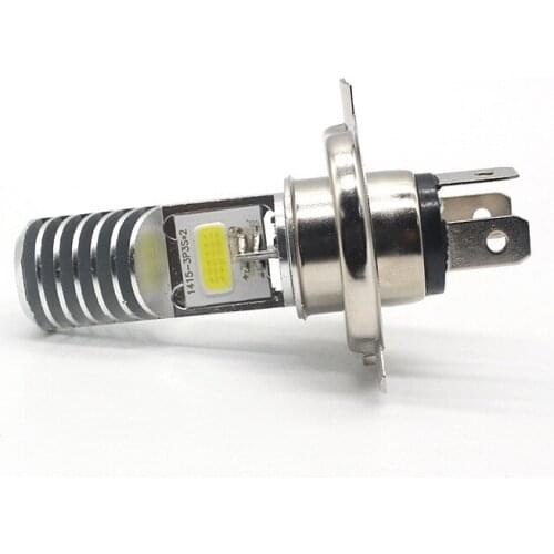 Bright Wide Voltage 12-80V Motorcycle LED Headlight H4 P15d Motorcycle Light Electromobile Lights