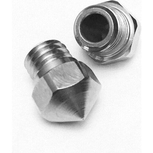 2pcs stainless steel MK10 Nozzle Upgrade Wanhao Duplicator 4S, 4X, i3 0.2mm 0.3mm 0.4mm 0.5mm 0.6mm 0.8mm 1.0mm