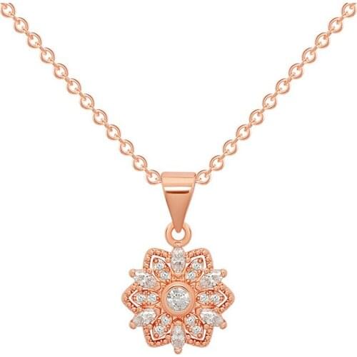 2021 Fancy Exquisite Jewelry Six Pointed Star Necklace Bling CZ Zirconia Necklace For Women
