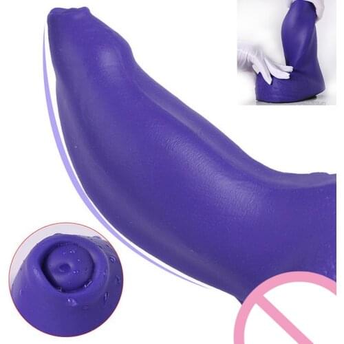 2021 New Design Liquid Silicone Skin Feeling Realistic Dildo Huge Penis Sextoy For Female Masturbation Consolador Anal Butt Plug