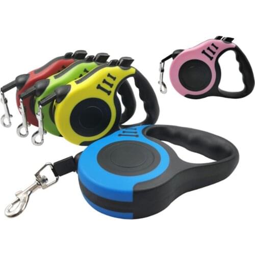 5M/3M Dog Collar Leashes Dog Elastic Automatic Retractable Leashes For Dogs Harness Puppy Patrol Rope Walking Dogs