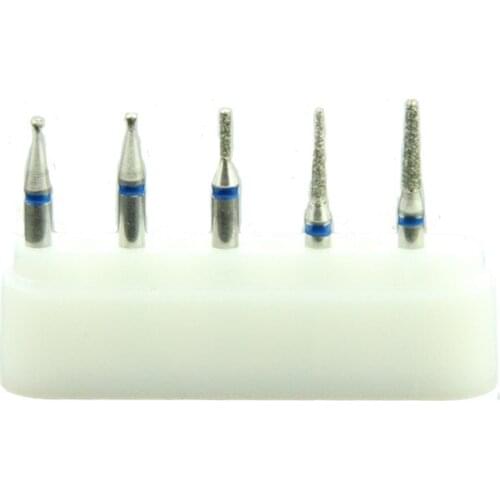 5 pieces/box Dental Diamond Burs Drill For Student Usage Denture Clinic Teeth Polishing