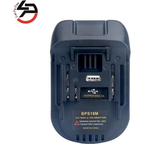 BPS18M 20V Battery Adapter for Black&Decker 20V Lithium For Porter Cable 20V Lithium Battery For MAKITA BL1830 BL1840 18V