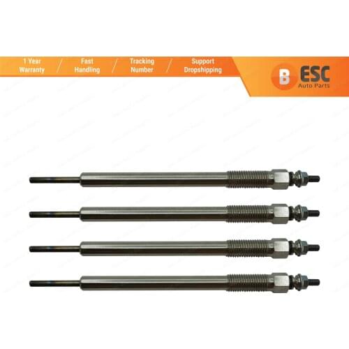 ESC EGP12-1 4 Pcs Heater Glow Plugs PT-500, 19850-0R010 for Toyota Auris Avensis RAV4 2,2 D