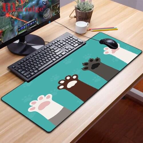 Cute Cats Paw Large Mouse Pad Gamer Pad Rubber High Quality Suitable for Desk Pad, Eye Protection, Comfortable Non-slip XXL CS