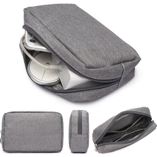 Travel Portable Data Cable Storage Bag Case For Headphones Digital Device Accessories Charger Data Cable Power bank Storage Bag
