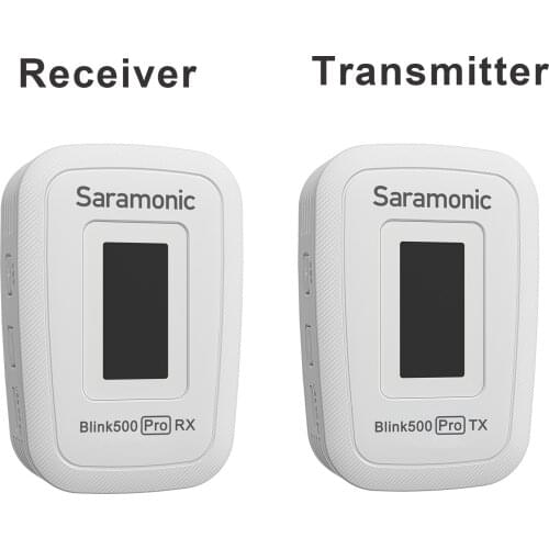 Blink 500 Pro B1 Dual-Channel 2.4G Wireless Microphone (Transmitter+Receiver)3.5mm Plug Lavalier Mic for Phone DSLR camera