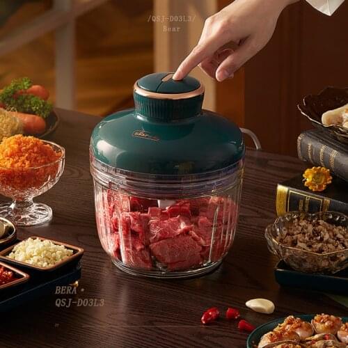 Electric Multifunction High Quality New High Speedy Design Vegetable Fruit Twist Shredder Manual Meat Grinder Chopper Garlic Cut