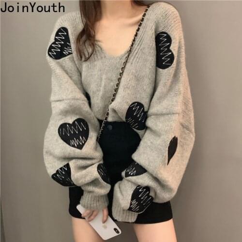 JoinYouth Women's V-Neck Pullovers