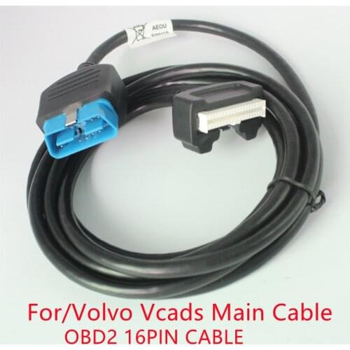 Acheheng Cables For Volvo Vcads 88890020 / 88890180 Heavy Trucks buses diagnostic cable OBD2 16PIN TO 40PIN Cable