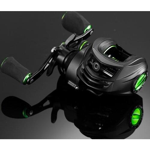 Baitcasting Reel Magnetic Brake System Reel Metal 6KG Max Drag 4+1 BBs 7.2:1 High Speed Fishing Reel Light Weight Carp pesca