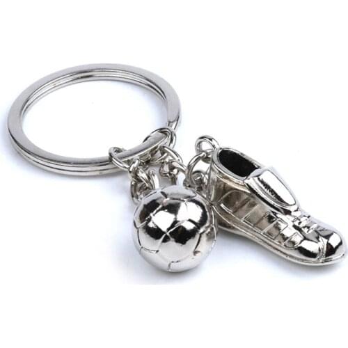Creative Football Shoes Metal Keyschain For Car 2019 New Fashion Car Key Chain Auto Accessories C25